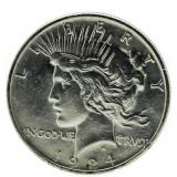 1924 Silver Peace Dollar