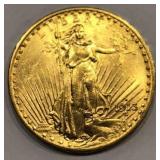 1913 Saint Gaudens $20 Gold Piece