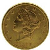 1899-S BU Liberty $20 Gold Piece