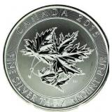 2015 Canada Maple Leaf 1.50 Oz. Silver Argent Pur