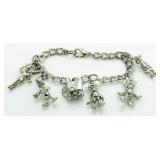 Walt Disney Character Charm Bracelet