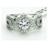 Brilliant 2.00 ct White Topaz Designer Ring