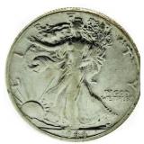 1944 Walking Liberty Silver Half Dollar