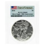 2016 MS69 First Strike American Silver Eagle