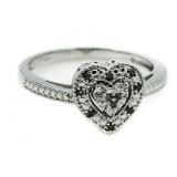 Beautiful Diamond Heart Ring