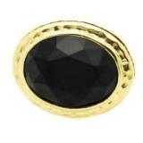 Oval 12.50 ct Onyx Hammered Designer Ring