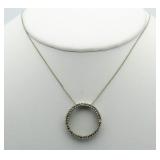 14kt Gold Diamond Circle Of Life Necklace