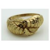 14kt Gold Large Dinner Ring