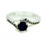 Stunning 1.00 ct Amethyst Solitair Ring