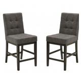 Ashley D582 Pair of upholstered Barstools