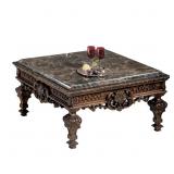 Ashley T953 Marble Top 3 pc Occasional Table Set