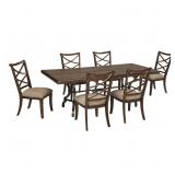 Ashley D713 Dining Table & 6Chairs