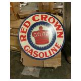 Red Crown Gasoline Sign