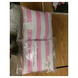 Ashley Accent Pillows Pink Stripes