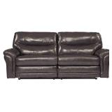 Ashley U730 LEATHER Reclining PWR Sofa