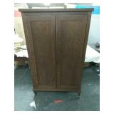 Solid Oak Antique Wardrobe