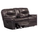 Ashley U730 DBL REC PWR LEATHER Love Seat