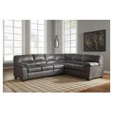 Ashley 12001 Slate Gray L Shape Sectional Sofa