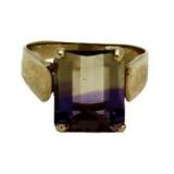 14kt Gold 4.70 ct Amertrine Dinner Ring