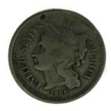 1866 3 Cent Nickel