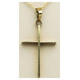 14kt Gold Cross Pendant