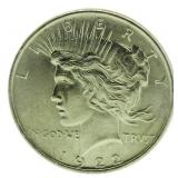 1922 Gem BU Peace Silver Dollar