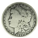 1896-O Morgan Silver Dollar