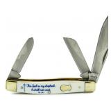 Boker Psalms 23:1 Sripture Stockman Knife