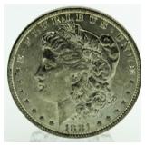 1881-S Choice BU Morgan Silver Dollar