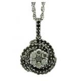 $475 Antique Style 1/2 ct Diamond Pendant