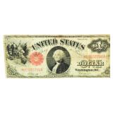 Series Of 1917 Red Seal Large Legal Tender Note