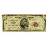 Series Of 1929 Chicago National Currency Note