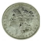 1878 AU 7TF Morgan Silver Dollar