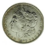 1879 AU Morgan Silver Dollar