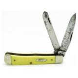 Case XX Large Yellow Handle Large Trapper Knife