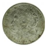 1921 AU Morgan Silver Dollar