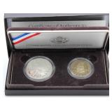 1989-S US Mint 2 pc Congressional Coin Set