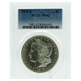 1878-S MS62 Morgan Silver Dollar