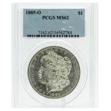 1885-O MS62 Morgan Silver Dollar