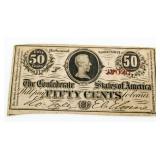 Confederate States Jefferson Davis Fractional Note