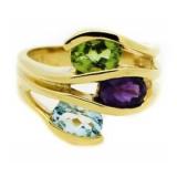 Fancy Oval 2.00 ct Gemstone Dinner Ring