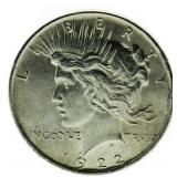 1922 Silver Peace Dollar