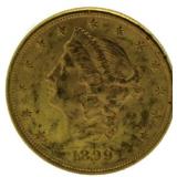 1899 Liberty Head BU $20 Gold Piece