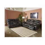 Ashley 770 LEATHER Power Reclining Sofa & Loveseat