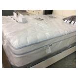 Serta Queen Euro Top Mattress & Box