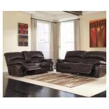 Ashley U982 LEATHER Sofa & Loveseat