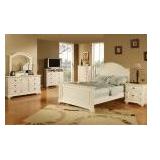 Brook White Twin 5-Pc Bedroom Suite