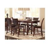 Ashley D564 Bar Height Table & 6 Stools