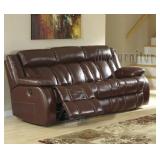 Ashley U8950187 LEATHER Power Reclining Sofa