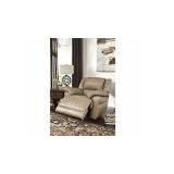 Ashley U989 Taupe Swivel LEATHER Recliner